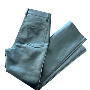 Wilfred Black Faux Leather Pants size 4 Aritzia